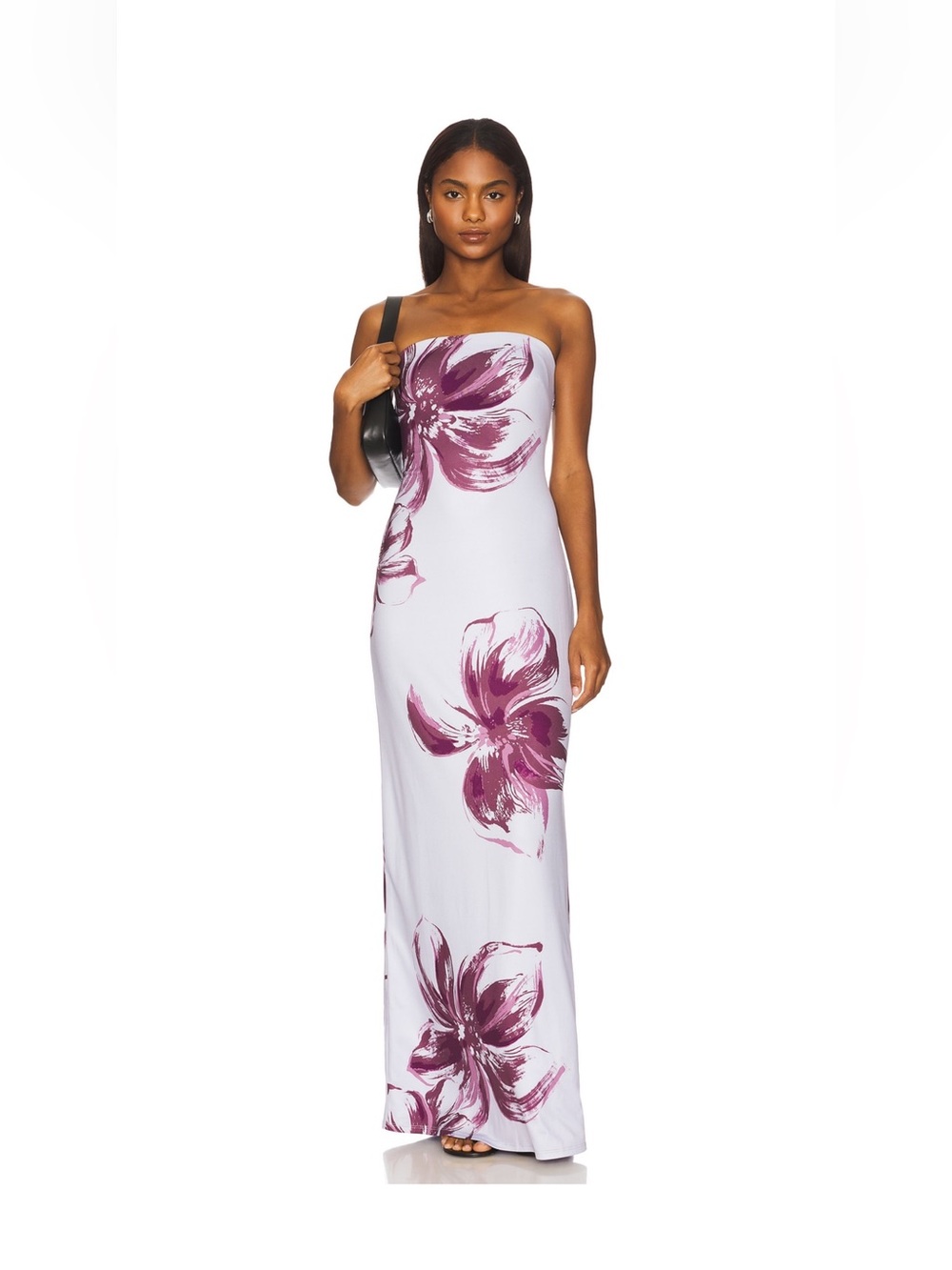 Laila Gown in Icy Blue Floral NWOT